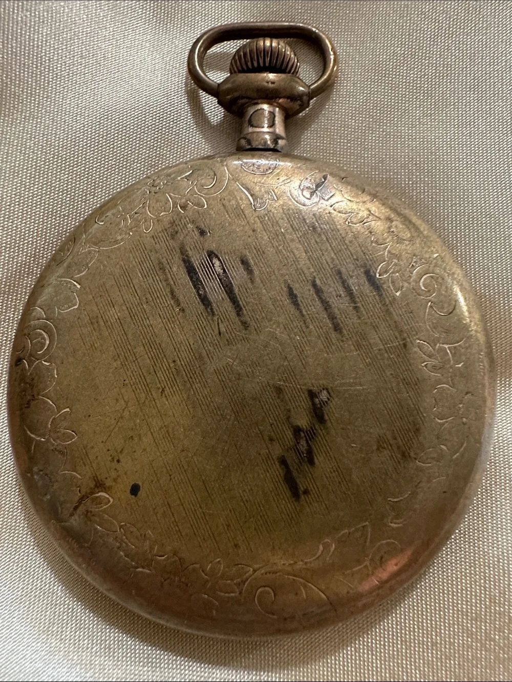 Elgin Men’s Gold-Tone Pocket Watch – White Dial